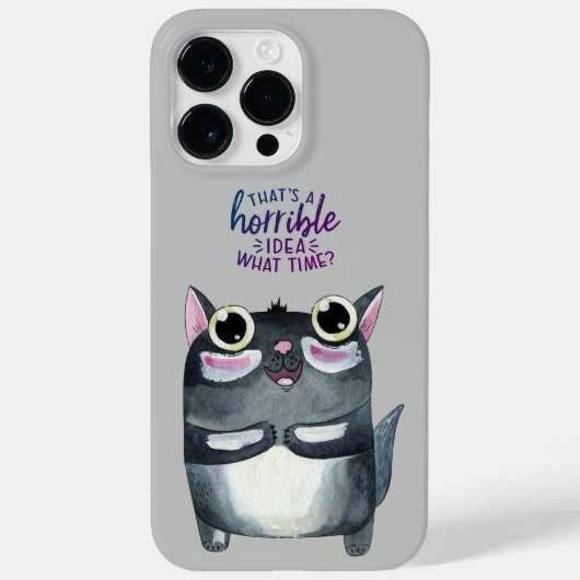 かわいいマンガのラクーン Case-Mate iPhoneケース (裏面)