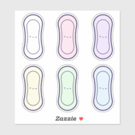 かわいいマンガのレインボーパンティライナー第1期 シール