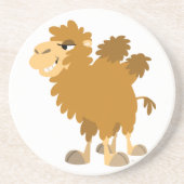 かわいいマンガの二つのハンプドキャメルコースター コースター (正面)