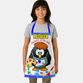 かわいいマンガの作家の作品、子供たち エプロン (インサイチュ)