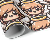 かわいいマンガの天使 ラッピングペーパー (ロールコーナー)