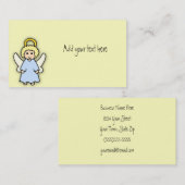 かわいいマンガの天使 名刺 (正面/裏面)