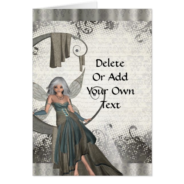 かわいいマンガの妖精 (正面)