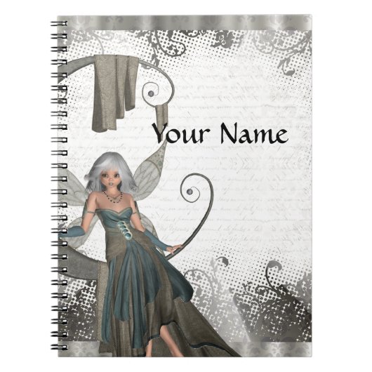 かわいいマンガの妖精 ノートブック (正面)