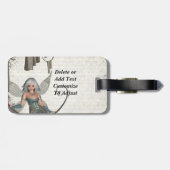 かわいいマンガの妖精 ラゲッジタグ (裏面横)