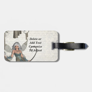かわいいマンガの妖精 ラゲッジタグ