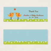 かわいいマンガの愛の鳥結婚（日） (正面&裏面)