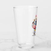 かわいいマンガの牛/チキン タンブラーグラス (右)