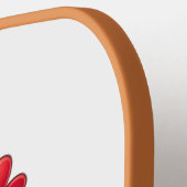 かわいいマンガの牛/チキン ピックルボールラケット (左詳細)