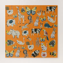 かわいいマンガの芸術作品新聞動物