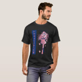 かわいいマンガガールアニメ Tシャツ (正面フル)