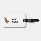 かわいいマンガクズラ ラゲッジタグ (正面横)