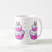 かわいいマンガケーキ コーヒーマグカップ (正面右)
