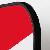 かわいいマンガブラックナースブラウンヘアアンドアイカスタムズ ピックルボールラケット (左詳細)