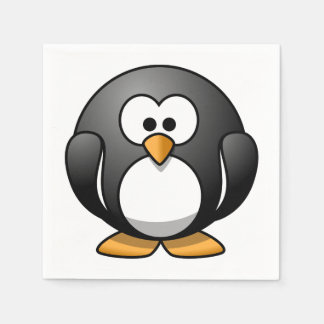 かわいいマンガペンギン スタンダードカクテルナプキン