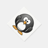 かわいいマンガペンギン スタンダードカクテルナプキン (角)