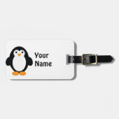 かわいいマンガペンギン ラゲッジタグ (正面横)