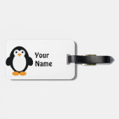 かわいいマンガペンギン ラゲッジタグ (裏面横)