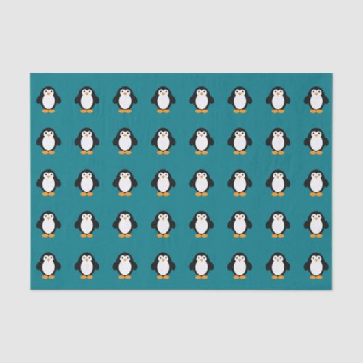 かわいいマンガペンギン 薄葉紙 (正面)