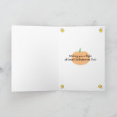 かわいいマンガ幽霊のよく出るハウス カード (内部)