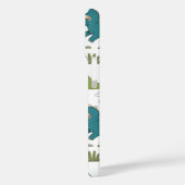 かわいいマンガ恐竜の森の模様の電話ケース Case-Mate iPhoneケース (裏面 / 左)