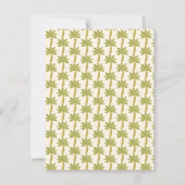 かわいいマンガ恐竜の赤ちゃんシャワー サンキューカード (裏面)