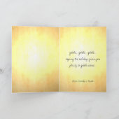 かわいいマンガ感謝祭トルコ シーズンカード (内部)