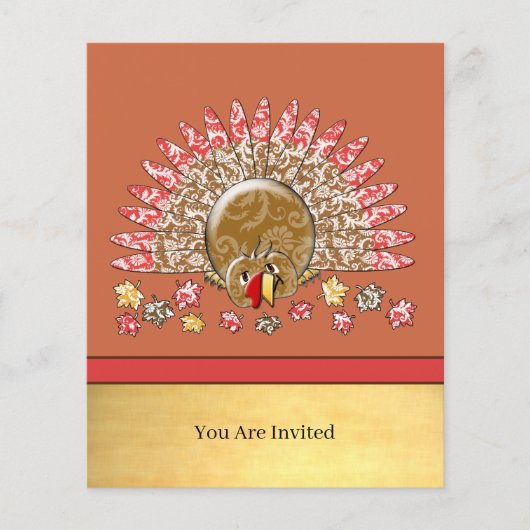 かわいいマンガ感謝祭トルコ チラシ (正面)