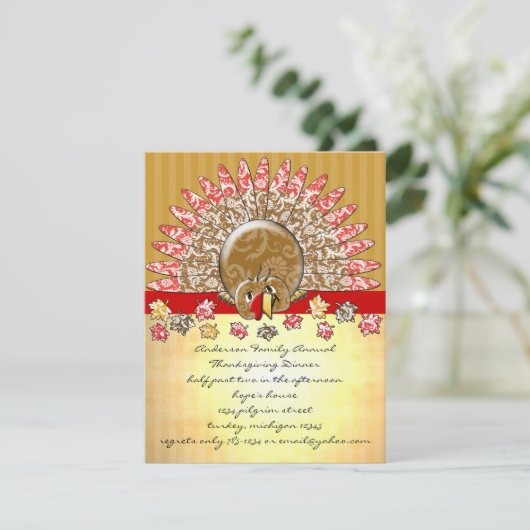 かわいいマンガ感謝祭トルコ 招待状 (スタンド正面)