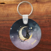 かわいいマンガ猫オンムーン キーホルダー (裏面)