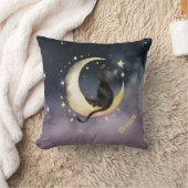 かわいいマンガ猫オンムーン クッション (ブランケット)