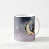 かわいいマンガ猫オンムーン コーヒーマグカップ (正面右)