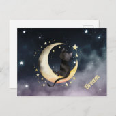 かわいいマンガ猫オンムーン ポストカード (正面/裏面)