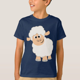 かわいいマンガ羊の子どもTシャツ Tシャツ