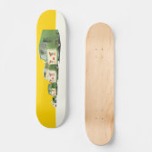 かわいいマンガ車のラインナップ スケートボード (正面)