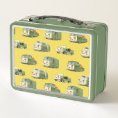 かわいいマンガ車のラインナップ メタルランチボックス (裏面)