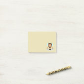 かわいいマンガ運ーのハチのバケツ ポストイット (デスク上)