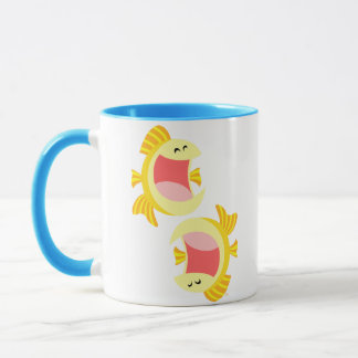 かわいいマンガ魚のマグカップ2 マグカップ