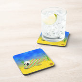 かわいいマンガ魚 コースター (右側)