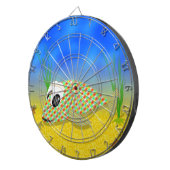 かわいいマンガ魚 ダーツボード (正面右)