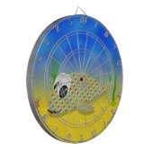 かわいいマンガ魚 ダーツボード (正面左)