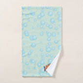 かわいいマンガ魚 バスタオルセット (ハンドタオル)