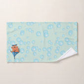 かわいいマンガ魚 バスタオルセット (ハンドタオル)