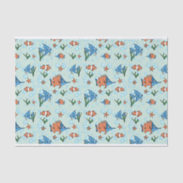 かわいいマンガ魚 薄葉紙