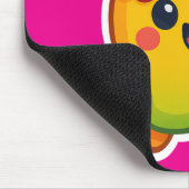 かわいいマンゴー – スウィートフルーツとハートスムージー マウスパッド (コーナー)