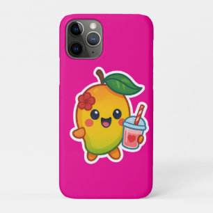 かわいいマンゴー – スウィートフルーツとハートスムージー iPhone 11 PROケース