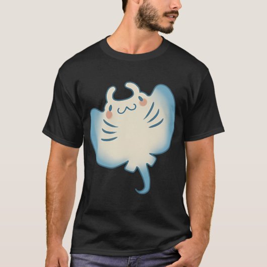 かわいいマンタ Tシャツ (正面)