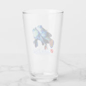 かわいいマンダリンフィッシュカップル切り出し タンブラーグラス (裏面)