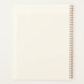 かわいいマンチキン猫とバターカップ花 プランナー手帳 (裏面)