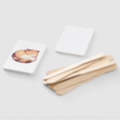 かわいいマンチキン猫クラシック寝るTシャツ ハンドファン (組立なし)